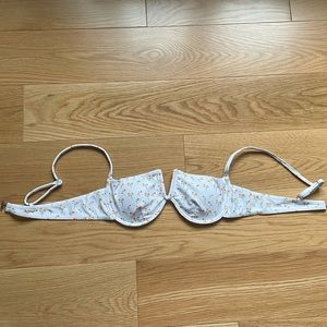 Shein floral bikini top